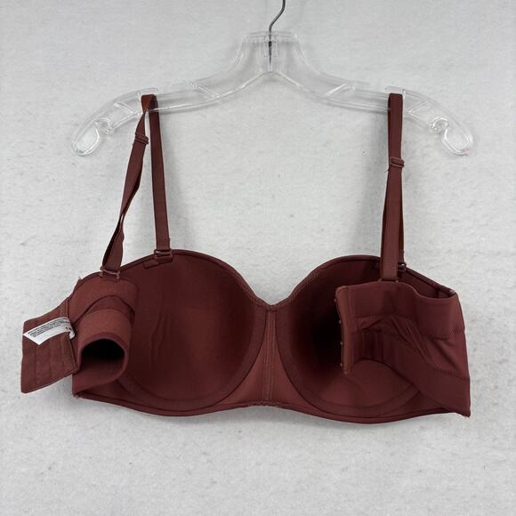 Maidenform Bra Size M Bronze Brown Multiway Wireless Comfort Support Style 1262 - Picture 5 of 7
